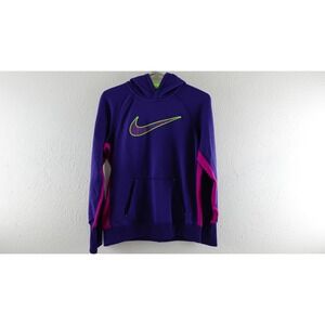 Nike~Therma-Fit Hooded Sweatshirt  ‎ M Gorpcore Kidcore Y2K Skater